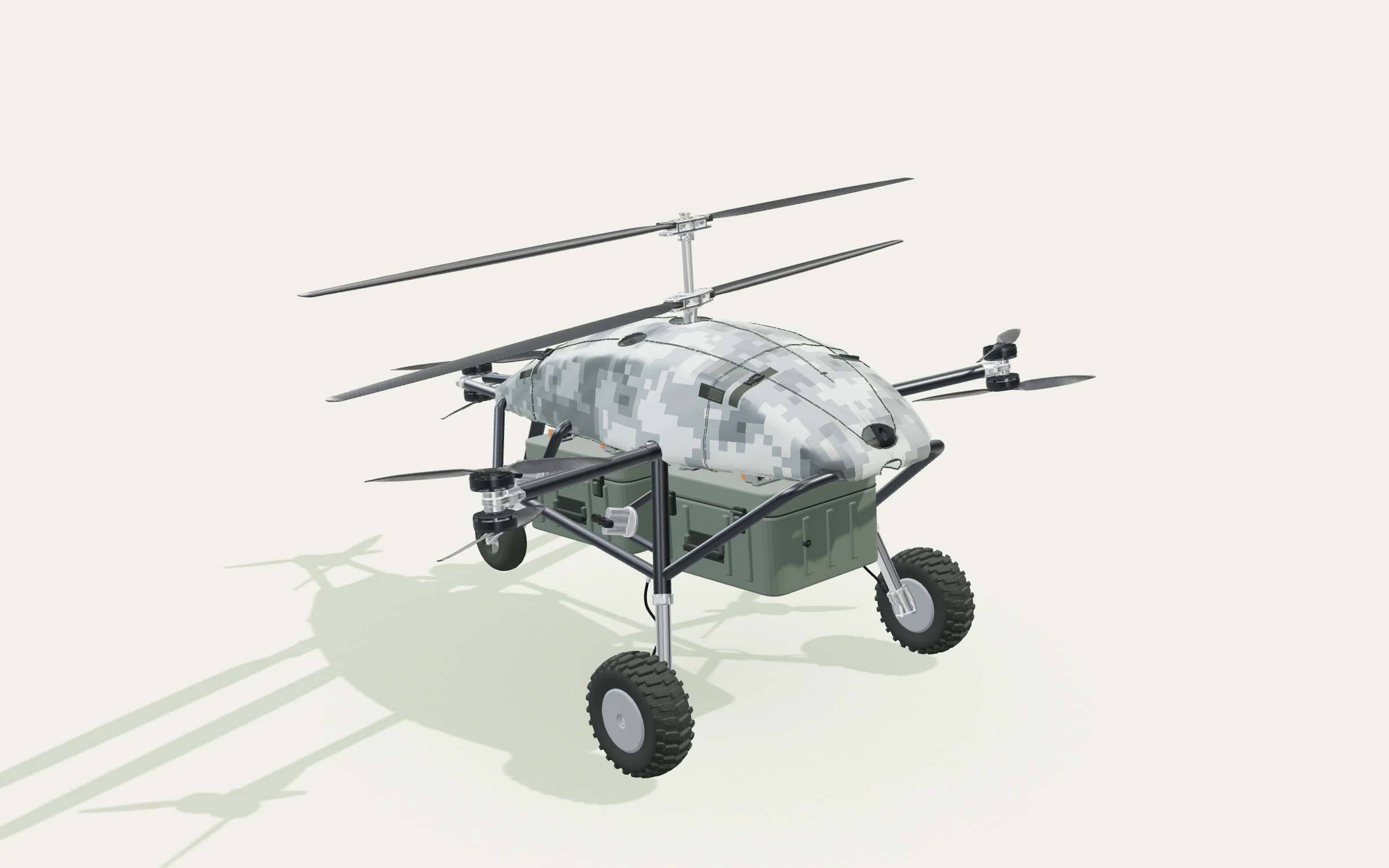 TAMML carrying two cargo containers